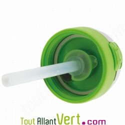 Gourde sport inox paille et isotherme 0.75l