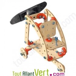 Kit 3 jeux de construction bois �nergie solaire