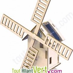 Moulin � construire bois et �nergie solaire