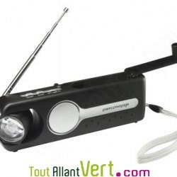 Combin� Radio-Torche-Alarme-Chargeur � dynamo