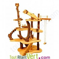 Maison d\'elfs en bois  55cm
