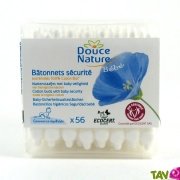 Btonnets scurit oreilles enfants, coton bio x56