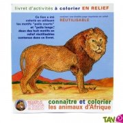 Cahier  colorier en relief en papier recycl