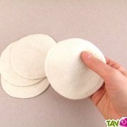 Disques  dmaquiller lavables en coton bio, lot de 4