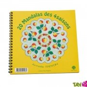 Coloriage Mandala des 4 saisons, 6 ans et +, sur papier recycl