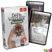 Jeu de cartes "Dfis Nature", Les animaux d'Amriques, 7 ans+