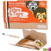 Kit maquillage bio enfant 3 couleurs, Zbre et Tigre