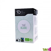 Th blanc bio de Chine, bote de 24 sachets