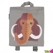 Sac  dos enfant Mammouth en coton bio 23 x 23 x 8 cm