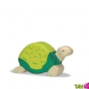 Tortue verte en bois 5 cm